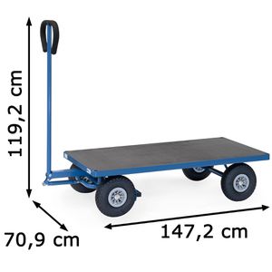 Produktbild für Handwagen Fetra 4002P, mit Plattform