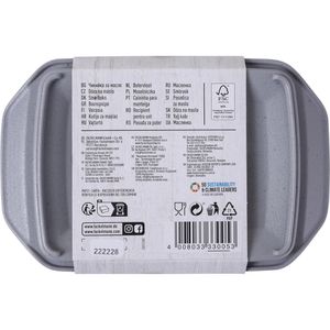 Produktbild für Butterdose Fackelmann Eco, aus Kunststoff