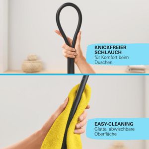 Produktbild für Duschschlauch GROHE Vitalioflex Trend 287412432, schwarz matt