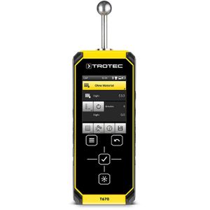 Feuchtemessgerät Trotec 3510207651, T670, LC-Display