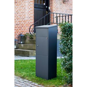 Produktbild für Paketbriefkasten Allux 600 Parcel ZS, anthrazit