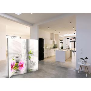 Produktbild für Paravent Artgeist Buddha and Orchids, innen 5-tlg.