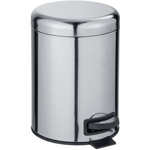 Mülleimer Wenko Leman, silber