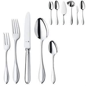 Besteck-Set WMF Premiere, mit Besteckkasten, Edelstahl 18/10