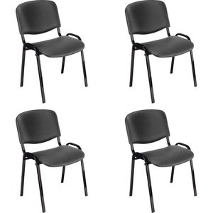 Besucherstuhl Nowy-Styl Iso black, stapelbar