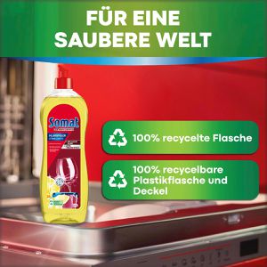 Produktbild für Klarspüler Somat Duo, Zitrone