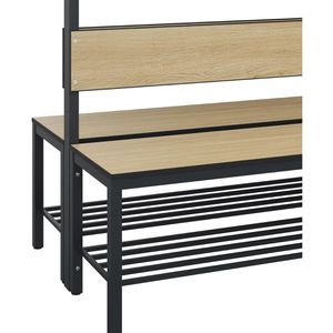 Produktbild für Umkleidebank CP-Möbel 8061-210, Sitzfläche Holz, 150 cm