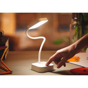 Produktbild für Schreibtischlampe Philips Rock DSK211, weiß, LED, dimmbar