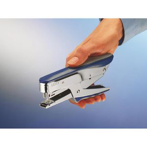 Produktbild für Heftzange Leitz 5545-00-33, aus Metall, blau/silber