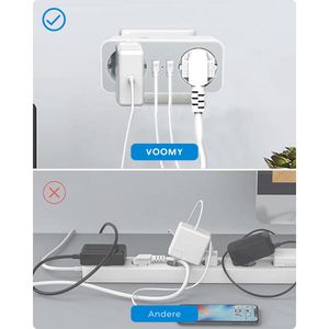 Produktbild für Steckdosenadapter Voomy Split X2, schwarz