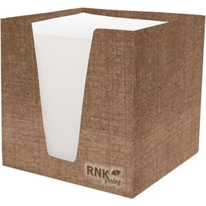 RNK Zettelbox Eco, 46783, 9,2 x 9,2 cm, gefüllt mit 900 Notizzetteln, aus Karton