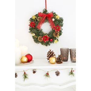 Produktbild für Weihnachtskranz Heitmann-Deco 1008236, Türkranz, Ø 32 cm