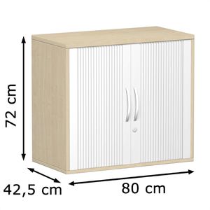 Produktbild für Rollladenschrank Geramöbel Flex, S-381110-SA, aus Holz