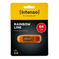 Zusatzbild USB-Stick Intenso Rainbow Line, 64 GB