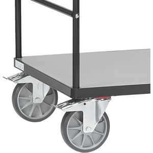 Produktbild für Transportwagen Fetra Schiebebügelwagen, 2500-7016 Grey Edition