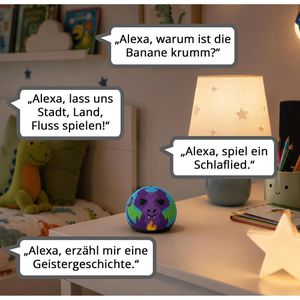 Produktbild für Kinder-Musikbox Amazon Echo Dot Kids - Drachen-Design