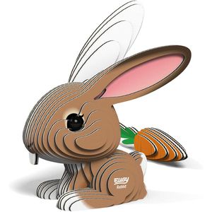 Puzzle Eugy 650071, 3D Tier-Puzzle, Hase