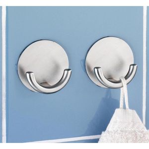 Produktbild für Klebehaken Wenko Wandhaken Rondo matt, 4466190100