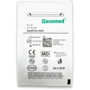 Produktbild für Pflaster Saxomed SensiPore, 50 Strips