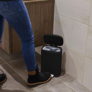 Produktbild für Mülleimer Wenko Leno, schwarz