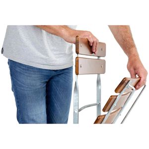 Produktbild für Bistrotisch RUKU1952 TRE80S4NU, wetterfest, eckig, 5-teilig