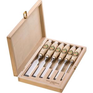 Stechbeitel Kirschen 1101000, handgeschmiedet, 6-teiliges Set