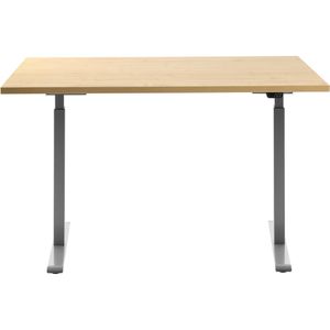 Produktbild für Schreibtisch Topstar E-Table, ahorn / silber