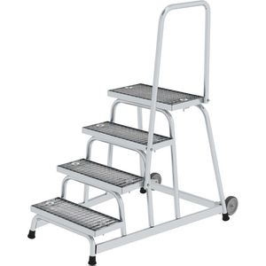 Montagetritt MUNK 51024, bis 150kg, mit 2 Rollen