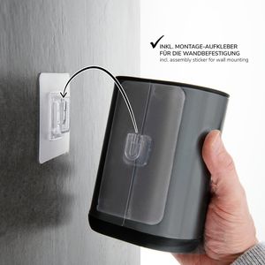 Produktbild für WC-Bürste Bremermann WC-Garnitur Barbena, grau