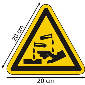 Produktbild für Hinweisschild Abtec ISO 7010 W023, Kunststoff