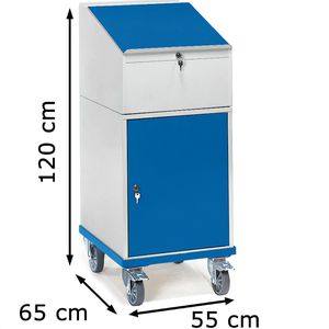 Produktbild für Stehpult Fetra 2448, aus Metall