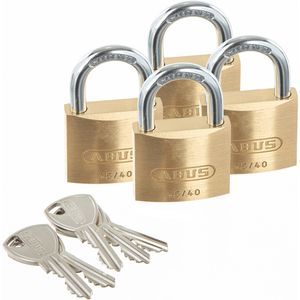 Produktbild für Vorhängeschloss Abus Messing 45/40 Quads, 39mm
