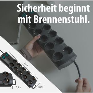 Produktbild für Steckdosenleiste Brennenstuhl Primera-Line, 2m