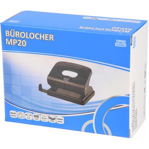 Produktbild für Locher TipTop-Office TTO 405425, MP20, schwarz