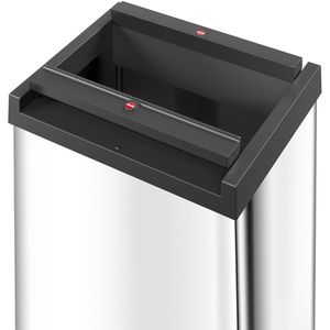 Produktbild für Mülleimer Hailo Big-Box Swing L, silber