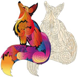 Produktbild für Puzzle Philos 9083, Artefakt 2 in 1 Fuchs