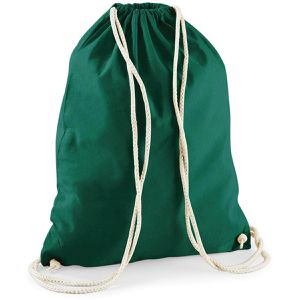 Turnbeutel Westford-Mill W110 Cotton Gymsac, bottle green