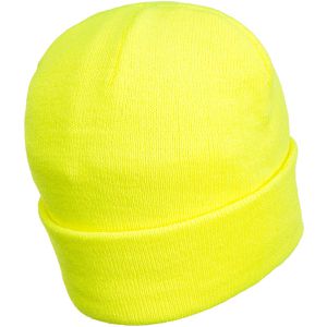Produktbild für Wintermütze Portwest Beanie mit LED, B029, signalgelb