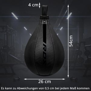 Produktbild für Boxsack RDX-Sports F6 Kara Speedball, mit Gummiblase, 0,6 kg