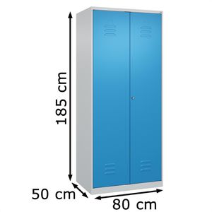 Produktbild für Mehrzweckschrank CP-Möbel Classic Plus abschließbar, lichtblau