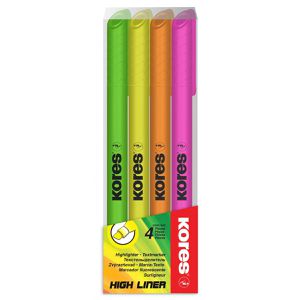 Produktbild für Textmarker Kores High Liner, 4 Stück
