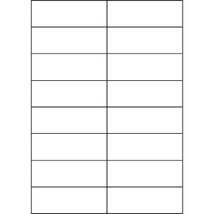 Produktbild für Universaletiketten TopStick labels, 8712, weiß