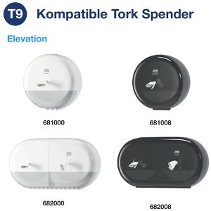 Produktbild für Toilettenpapier Tork SmartOne, Advanced, 472193, T9