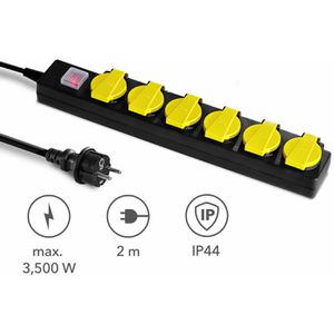 Produktbild für Steckdosenleiste Trotec mit 2m Kabel