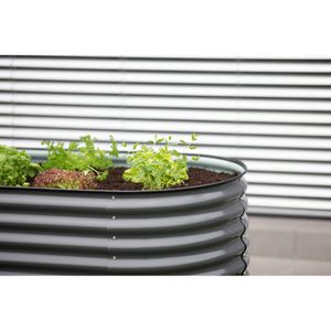 Produktbild für Hochbeet Westmann Grow Faster Oval, aus Stahl