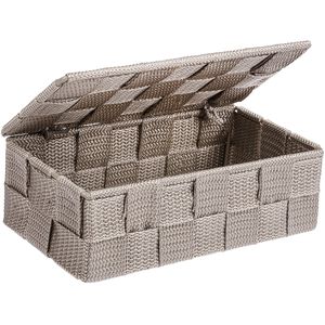 Produktbild für Aufbewahrungskorb Wenko Adria Mini mit Deckel, 1L