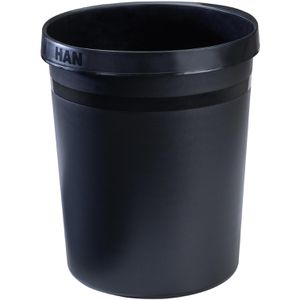 Papierkorb Han Grip Karma, 18198-13, schwarz