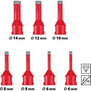 Produktbild für Diamantbohrer Einhell M-CASE 500400, Set