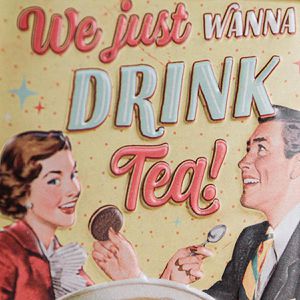 Produktbild für Teedose Nostalgic-Art Tea &amp; Cookies Together, aus Metall