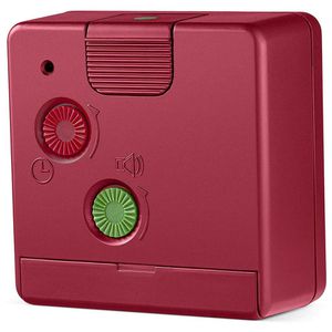 Produktbild für Wecker Braun BC02R rot, analog